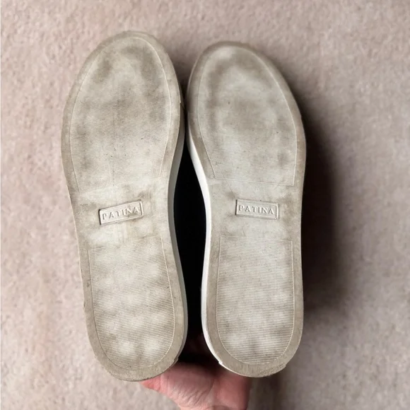 Portland Leather - Patina Black Leather Men’s Low Top Sneaker 9.5 - Picture 4 of 6